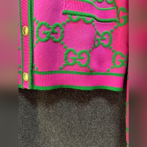 Gucci GG crew neck cardigan sweater - Picture 9 of 14